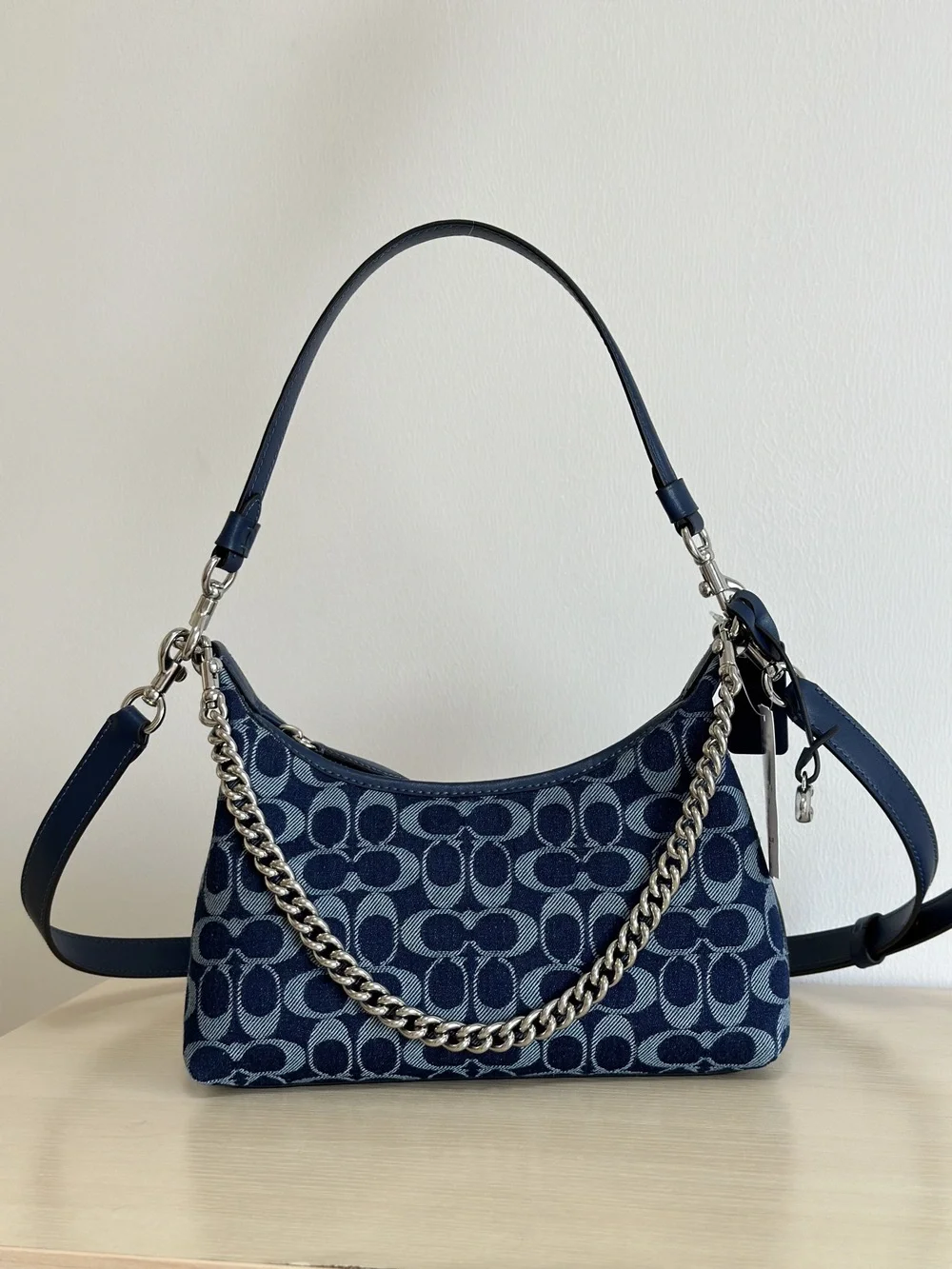 Coach blue backpack